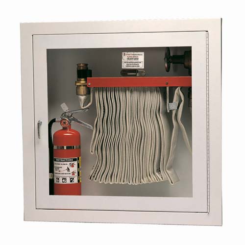 Fire hose outlet cabinet