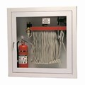 Cabinet for Rack with 100 Ft Fire Hose and Extinguisher [32 H x 32 W inches]
